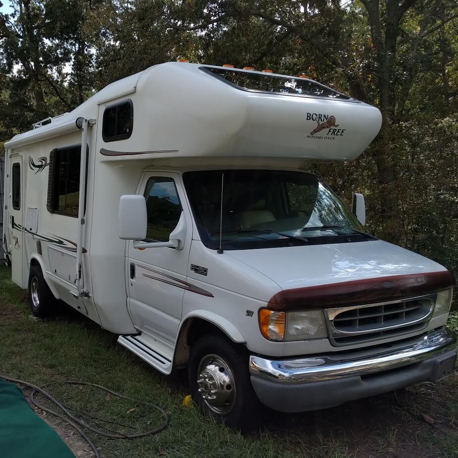 white-ford-rv-born-free-detailed